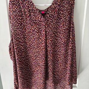 Vince Camuto Multicolor Patterned Blouse
